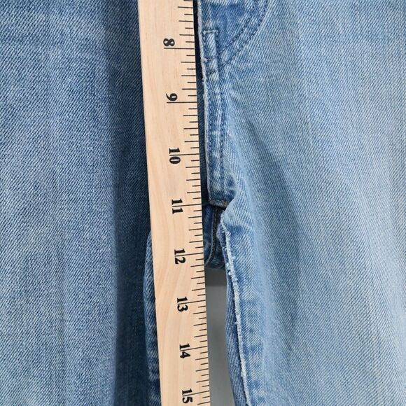 REVICE Jeans Womens Size 27 Color Block Patchwork Distressed High Rise Taper USA - Picture 11 of 12